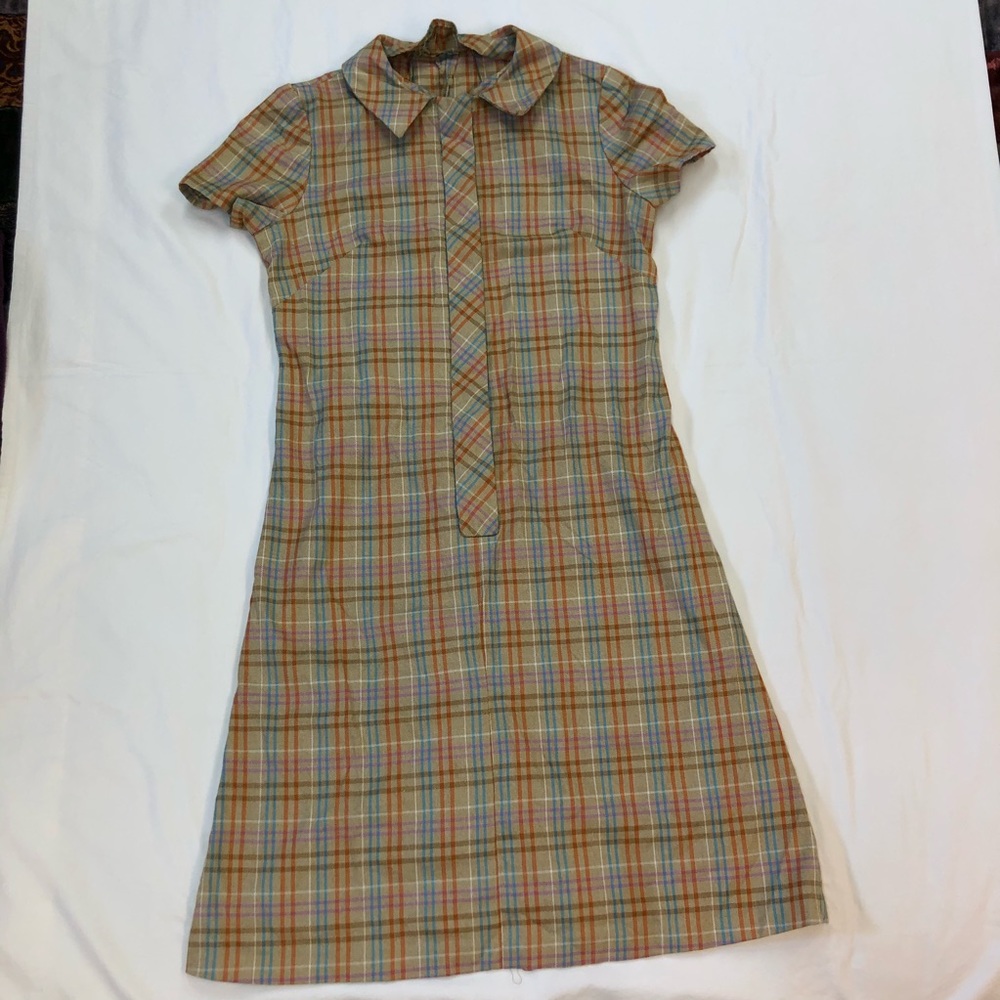 Vintage Homemade Front Zip Dress